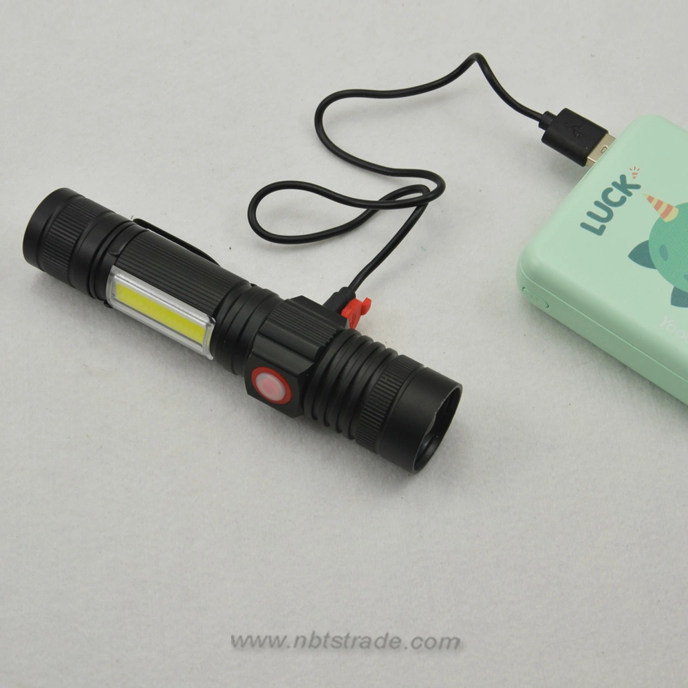 Multi Function Aluminium Casing Strong LED Flashlight