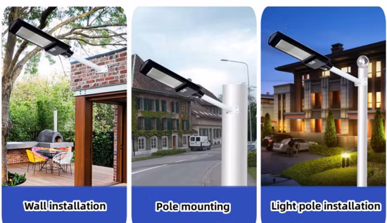 Großhandelspreis 100W 150W 200W 250W Outdoor-Produkt ABS Energiebetriebene Panel-Flutlampe Bewegungssensor Straße im Freien Gartenwand LED All-in-One-Solar-Straßenlaterne